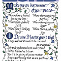 St Francis Prayer   Lord make me an Instrument of your Peace
